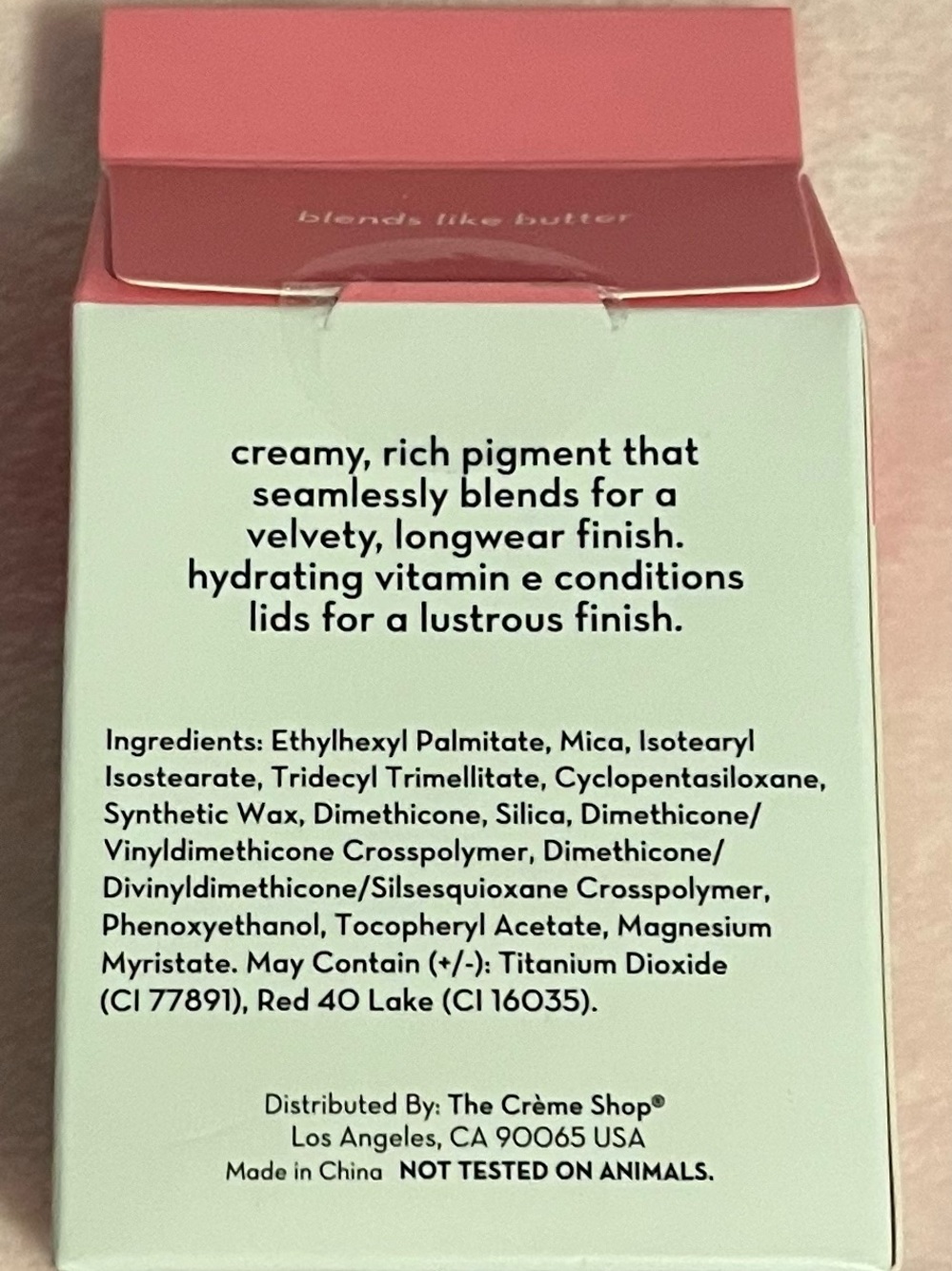 Creme Shop Fruit Tart Crème Eyeshadow - Pink - Picture 2 of 5